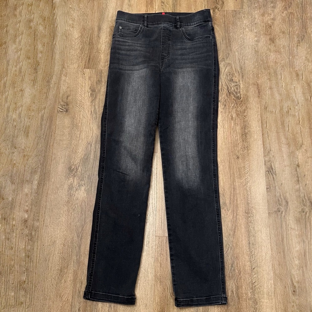 Spanx Tall Straight Leg Jeans‎ in Vintage Black Size Small Tall